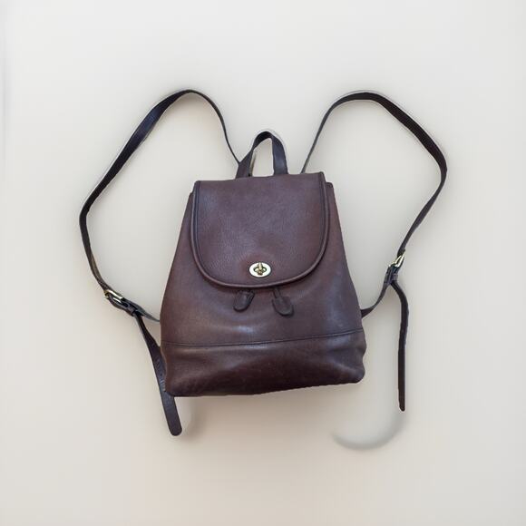 Coach Handbags - Vintage Coach 9791 Daypack Backpack Dark Brown